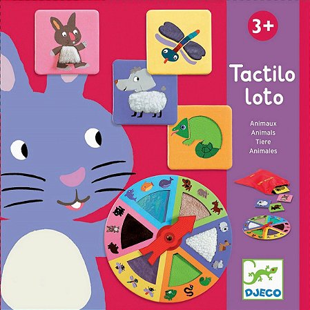 JOGO DE LOTO TATIL ANIMAIS