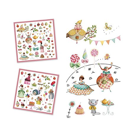 ADESIVOS CHA DE PRINCESA 160