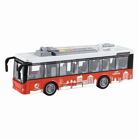 CARRO FICCAO ONIBUS C/ LUZ E SOM TROLEBUS