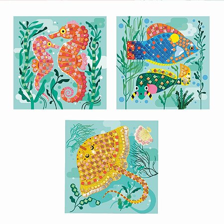 COLAGEM COM MOSAICOS CARIBE