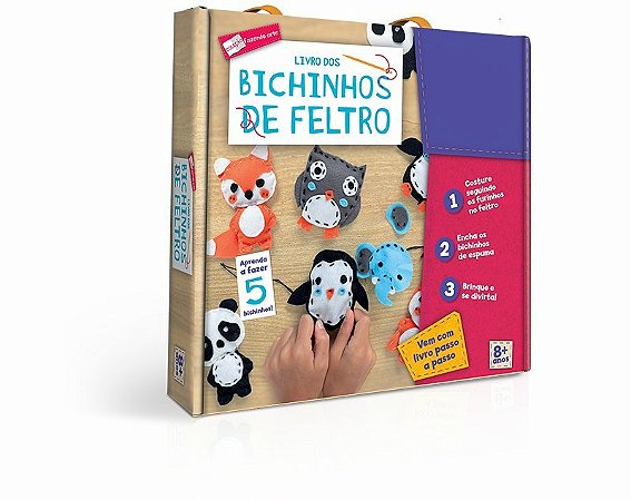 FAZENDO ARTE LIVRO DOS BICHINHOS DE FELTRO