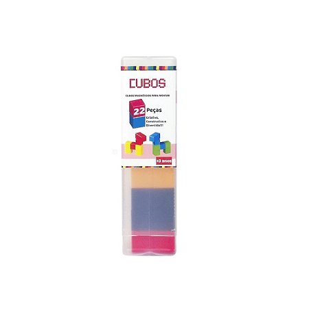 JOGO MAGNETICO CUBOS 22 PECAS