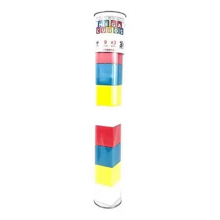 JOGO MAGNETICO MEGA CUBOS 9 PECAS