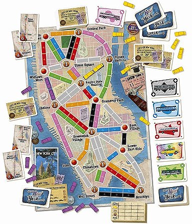 JOGO TICKET TO RIDE NEW YORK