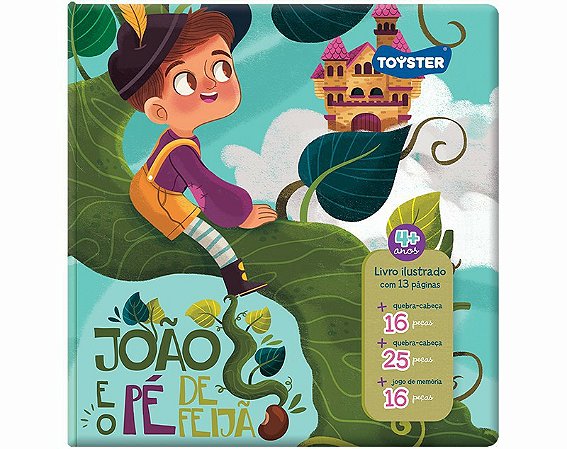 LIVRO BRINQUEDO JOAO E O PE DE FEIJAO