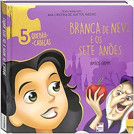 LIVRO CLASSICOS QUEBRA CABECAS BRANCA DE NEVE