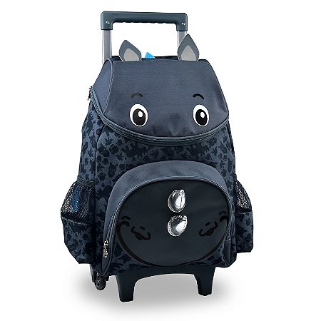 MOCHILA DE RODINHA C RODA DE GEL RINOCERONTE