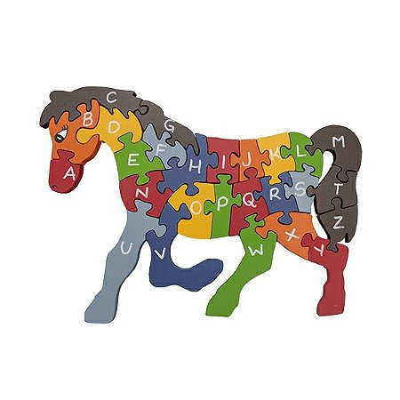 QUEBRA CABECA ALFABETO E NUMEROS CAVALO