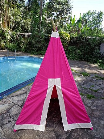 TENDA COLORIDA ROSA