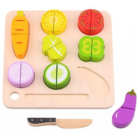 BRINCANDO DE CORTAR 9 VEGETAIS 1 FACA
