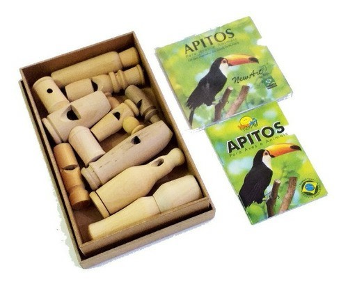 CAIXA COM 9 APITOS + TAMPA + CD