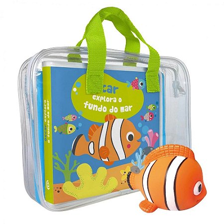 LIVRO PARA BANHO OSCAR EXPLORA O FUNDO DO MAR