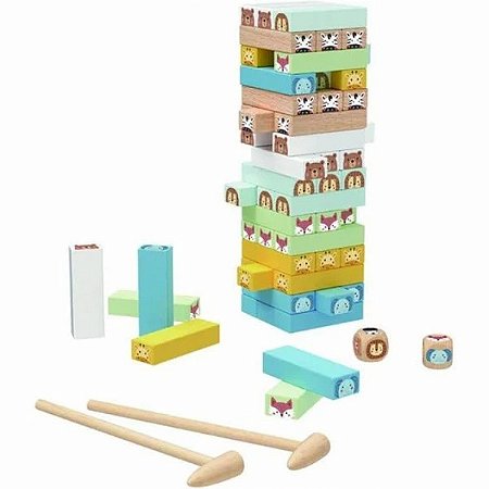 JOGO JENGA ANIMAIS NV