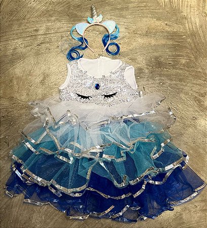 VESTIDO FANTASIA UNICORNIO