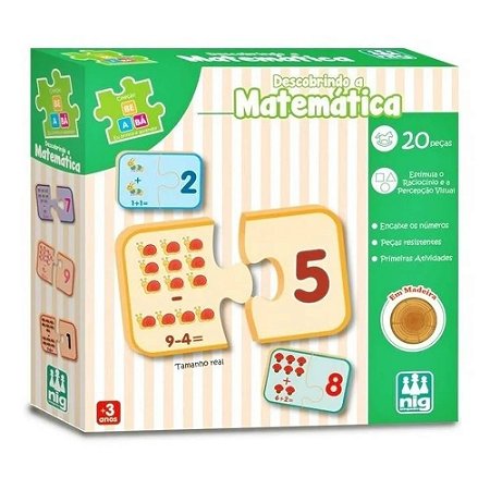 JOGO BE A BA DESCOBRINDO A MATEMATICA 20PC