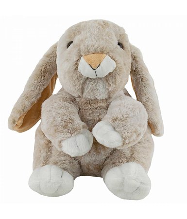 COELHO DE TECIDO PASCOA SENTADO BEGE 26CM