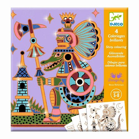 PINTURAS BRILHANTES ANIMAIS GUERREIROS