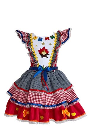 VESTIDO JUNINO XAD VER A23