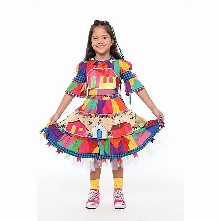 VESTIDO JUNINO CIDADE A23