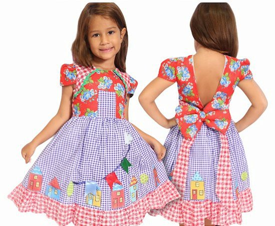 VESTIDO JUNINO CASINHA A24