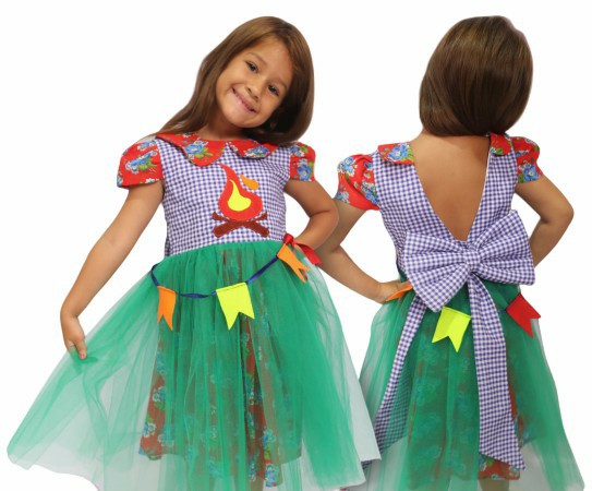VESTIDO JUNINO FOGUEIRA A24