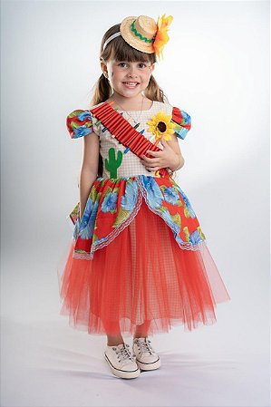 VESTIDO JUNINO CANGACEIRA A25