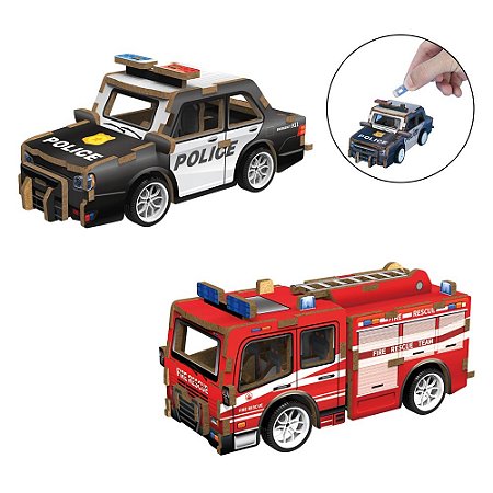 MINI CARRO DE FRICCAO MONTE E BRINQUE 3D