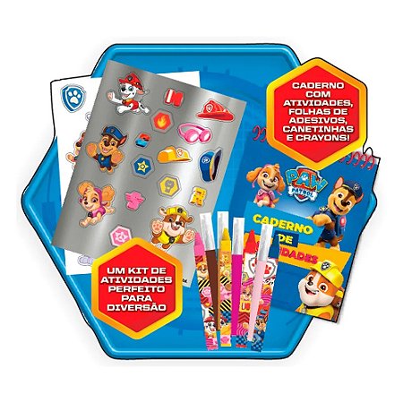 MALETA COM KIT PINTURA DA PATRULHA CANINA