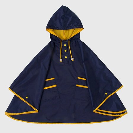 CAPA DE CHUVA LISA AZUL MARINHO
