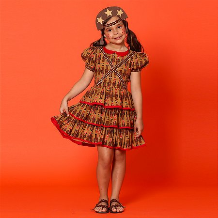 VESTIDO JUNINO CANGACEIRA A25