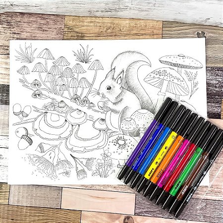 GALERIA DE COLORIR NATURALISTA