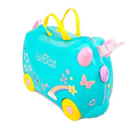 MALA INFANTIL COM RODINHA TRUNKI UNICORNIO