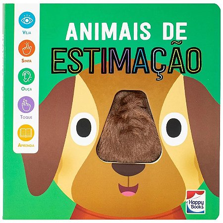 MEU LIVRO SENSORIAL ANIMAIS DE ESTIMACAO
