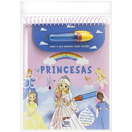 LIVRO  PINTURA MAGICA PRINCESA