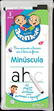 LIVRO ABREMENTE ESCREVER E APAGAR MINUSCULA