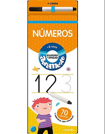 LIVRO ABREMENTE ESCREVER E APAGAR NUMEROS