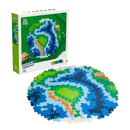 QUEBRA CABECA POR NUMERO PLANETA 800 PCS PLUS PLUS