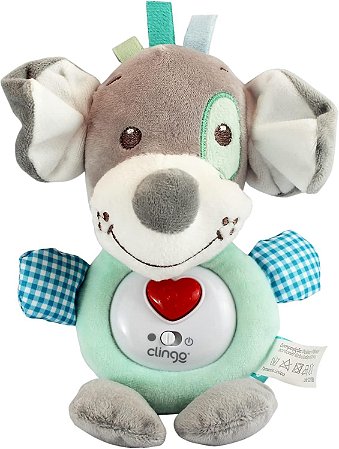 CACHORRINHO TECIDO MUSICAL AZUL