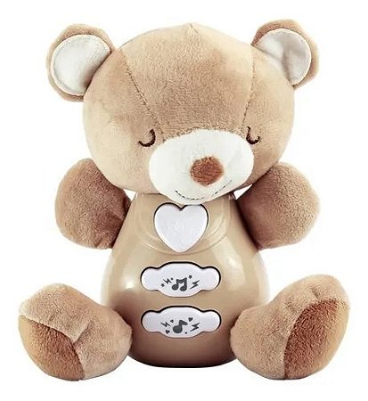 URSINHO TECIDO MUSICAL BEGE