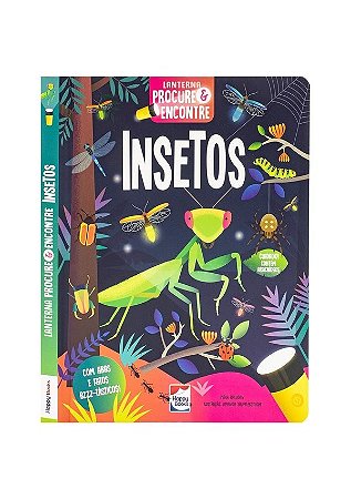 LIVRO  LANTERNA PROCURE E ENCONTRE INSETOS