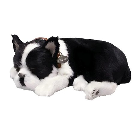 CACHORRO TECIDO BULDOG FRANCES QUE RESPIRA