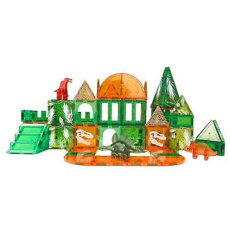 MALETA MAGFORMA DINO BLOCOS MAGNETICOS 80 PCS