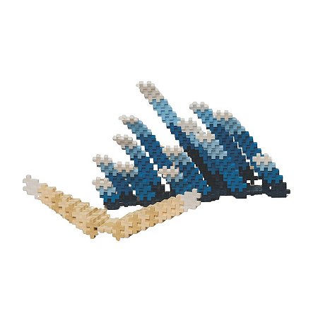 PLUS PLUS INSPIRADO EM HOKUSAI