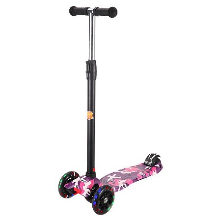 PATINETE FLASH RADICAL CAMUFLADO ROSA- DMB