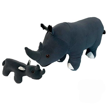 RINOCERONTE ABADA COM 1 FILHOTE