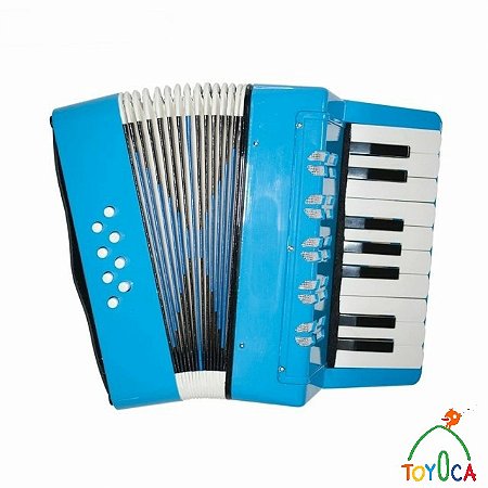 ACORDEON AZUL CLARO
