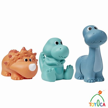 BICHINHOS PARA BANHO LAVAVEIS DINOSSAUROS