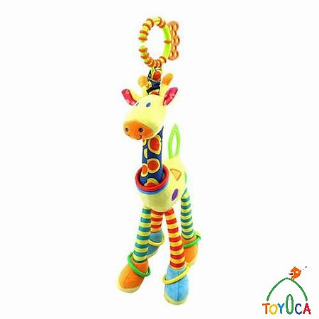 CHOCALHO GIRAFA AMARELO