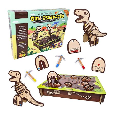 JOGO DIVERTIDO DINO ESCAVACAO