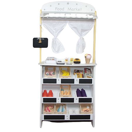 FEIRINHA DE MADEIRA  COM ACESSORIOS